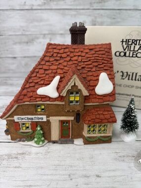 Department 56 “ The Chop Shop” Dickens Christmas Village 1995 w box and light